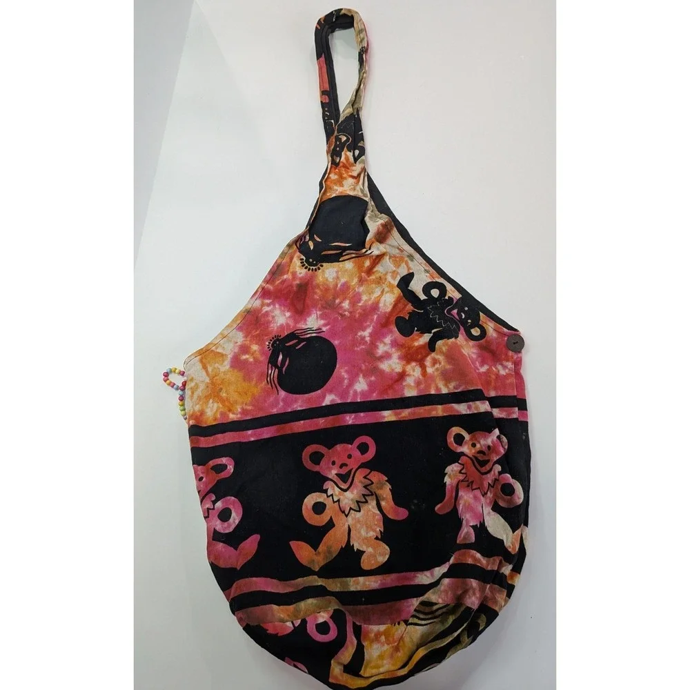 Flying High Grateful Dead Sling Bag OS Multicolor Excellent Tie Dye Boho Hippie